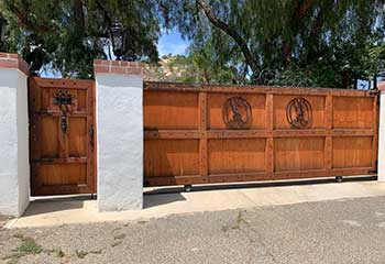 Wooden Gate Installation | McKinney